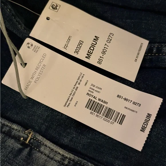 NWT Liz Claiborne Denim Jacket - Picture 5 of 5